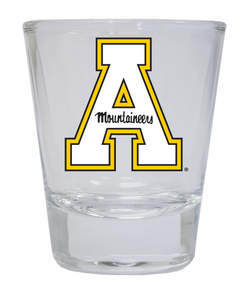 R and R Imports Appalachian State Round Shot Glass
