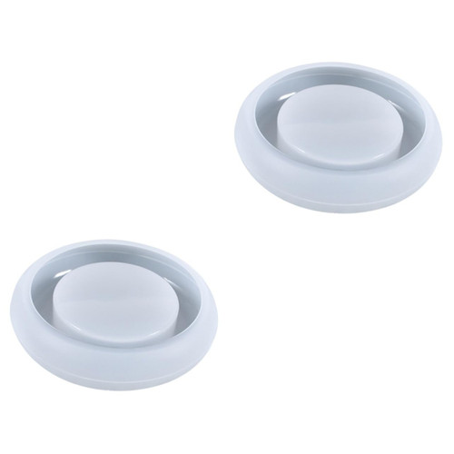 EXCEART 2 Pcs Candlestick Epoxy Mold Resin Crafts Molds Candlestick Casting Mould Silicone Candle Molds Candlestick Resin Molds DIY Casting Molds Kit Clay Kit Base Silica Gel Crystal Epoxy