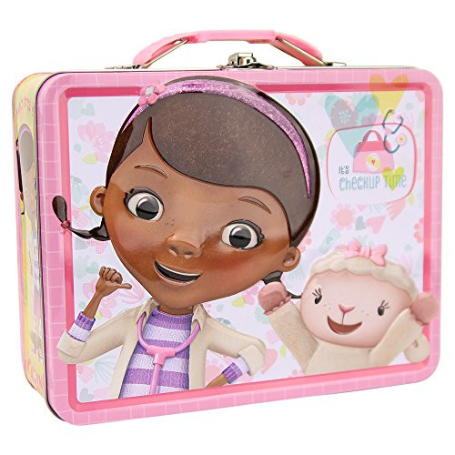 Kids Character Tin Lunchbox (6" x 7.5") (Doc McStuffins Check-Up Time)
