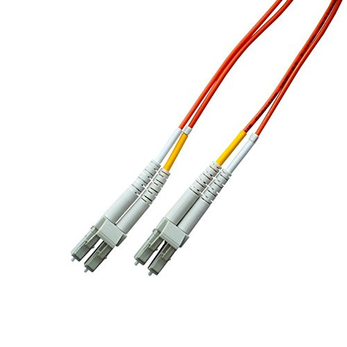 OM1 62.5/125 Multimode Duplex Fiber Optic Patch Cable, LC to LC (3 Meter)