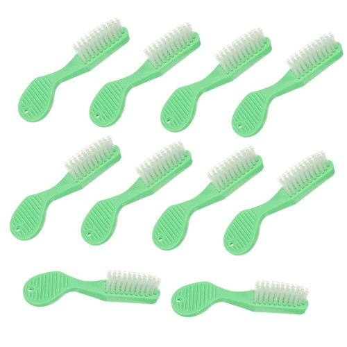 SEWOART 10Pcs Prison Toothbrush thumbprint Handle toothbrushes Tiny Toothbrush Oral Cleaning Brush Short Handled Toothbrush Soft Toothbrush Toothbrush Accessories Travel Plastic Mini