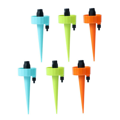 YARNOW 6pcs Automatic Watering Device Automatic Plant Watering Device Garden Watering Spikes Plant Pot Watering Spikes Self Watering Device drip Waterer Plastic Dripping Water