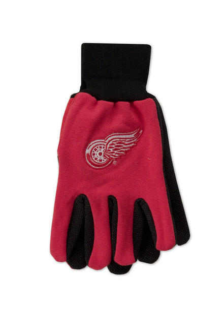 NHL Detroit Redwings Two-Tone Gloves NHL Detroit Redwings Two-Tone Gloves