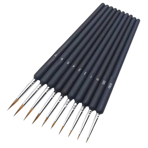 VILLCASE 10pcs Oil Paintbrush Detail Paint Brushes Artist Paint Brushes Fine Detail Micro Painting Brush Manicure Kits Watercolor Paint Brushes Nails Kits Nail Kit Mini Liner Student Wooden VILLCASE 10pcs Oil Paintbrush Detail Paint Brushes Artist Paint Brushes Fine Detail Micro Painting Brush Manicure Kits Watercolor Paint Brushes Nails Kits Nail Kit Mini Liner Student Wooden
