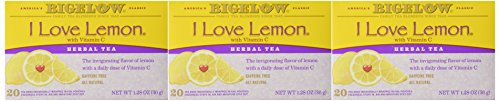 Bigelow Tea Bags, I Love Lemon, 20 Count (pack of 3) Bigelow Tea Bags, I Love Lemon, 20 Count (pack of 3)