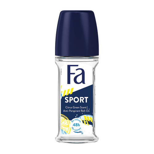 Fa Products Sport Energizing Fresh Roll On Deodorant Antiperspirant, 1.7 Ounce