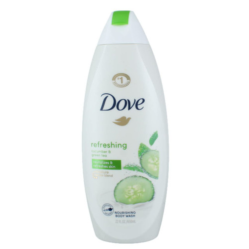 Dove Go Fresh Cool Moisture Body Wash with NutriumMoisture Cucumber & Green Tea Scent 24-ounce Dove Go Fresh Cool Moisture Body Wash with NutriumMoisture Cucumber & Green Tea Scent 24-ounce