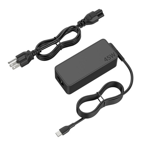 45W Type C USB C Chromebook Charger for Lenovo Thinkpad/Yoga, Dell Chromebook/Latitude, HP, Acer, Asus, Samsung Type C Power Cord Laptop Charger Adapter