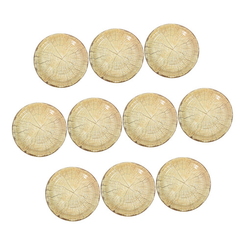 GOOHOCHY 10pcs Party Tableware Steak Plate Food Serving Plate Disposable Party Plates Disposable Dinnerware