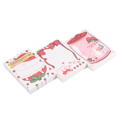 NOLITOY 3 Sets Desktop Notepad Student Stationary Self-Stick Pads Stick Note Pads Sticky Reminders Sticking Memo Pads Self-Stick Notes Mini Notepad Message Sticker Hand Account
