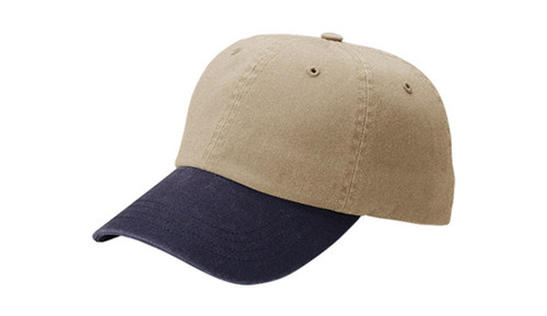 G Men's Low Profile Normal Dyed Cotton Twill Adjustable Cap (Mocha Navy)