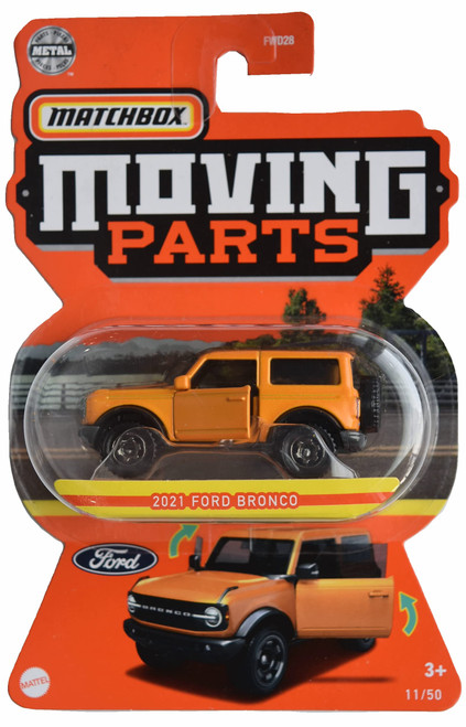 Matchbox 2021 Ford Bronco, Moving Parts