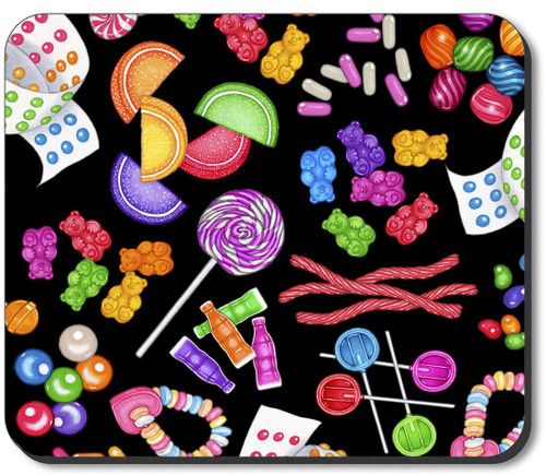 Art Plates Brand Mouse Pad - Vintage Candy - Image by Dan Morris