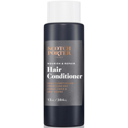 Scotch Porter Nourish & Repair Hair Conditioner for Men | Strengthens, Softens & Prevents Frizz | Formulated with Non-Toxic Ingredients, Free of Parabens, Sulfates & Silicones | Vegan | 13oz Bottle
