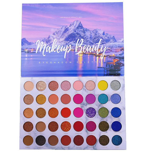 ABELYN Colorful Eyeshadow Palette 40 Shades Highly Pigmented Matte Shimmer Eye Shadow Pallet Pressed Glitter Makeup for Women Beauty