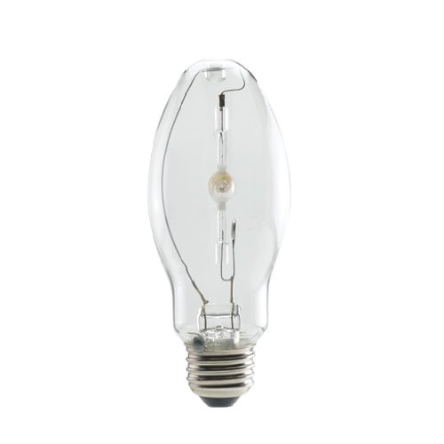 Bulbrite 663150 MH150/U/MED 150W Pulse Start Metal Halide for Enclosed Fixtures Universal Burn ED17 with Medium Base, Clear