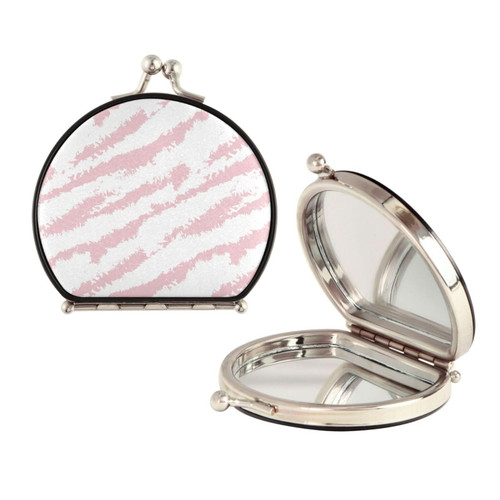 Sletend Makeup Mirror Pink Zebra Print Compact Mirror for Women,Mini Pocket Travel Makeup Mirror,Pretty Portable Folding Small Pocket Mirror for Handbag,Purse,Double Sided Handheld Magnifying Mirror Sletend Makeup Mirror Pink Zebra Print Compact Mirror for Women,Mini Pocket Travel Makeup Mirror,Pretty Portable Folding Small Pocket Mirror for Handbag,Purse,Double Sided Handheld Magnifying Mirror