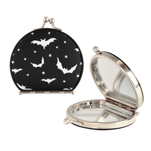 Sletend Makeup Mirror Halloween Bat Compact Mirror for Women,Mini Pocket Travel Makeup Mirror,Pretty Portable Folding Small Pocket Mirror for Handbag,Purse,Double Sided Handheld Magnifying Mirror Sletend Makeup Mirror Halloween Bat Compact Mirror for Women,Mini Pocket Travel Makeup Mirror,Pretty Portable Folding Small Pocket Mirror for Handbag,Purse,Double Sided Handheld Magnifying Mirror