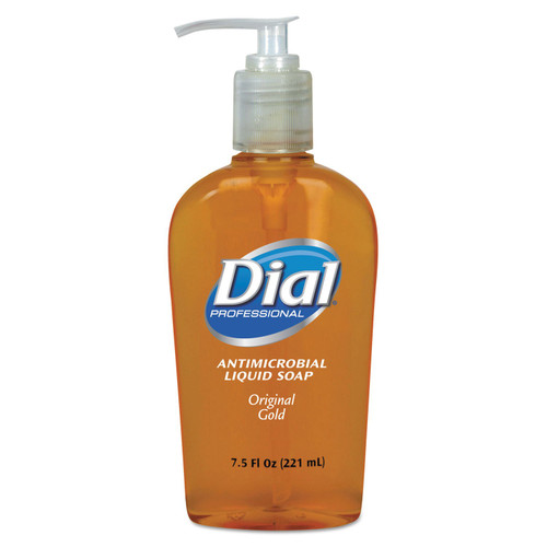 Dial Professional 84014EA Gold Antimicrobial Soap Floral Fragrance 7.5oz Pump Bottle