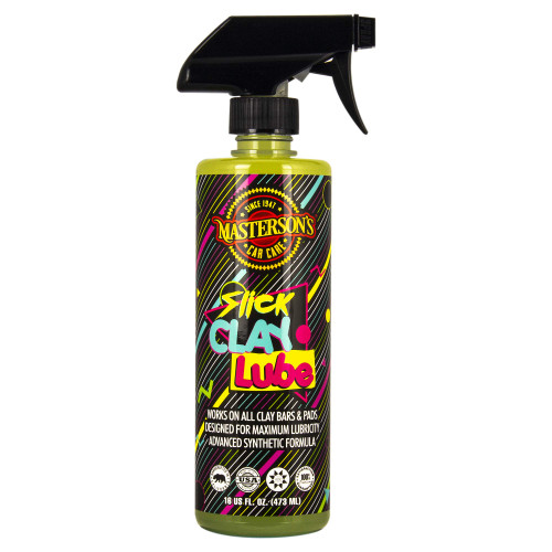 MASTERSON'S CAR CARE MCC_127_16 Slick Clay Lube - Synthetic Lubricant and Anti-Static Detailer - Extends Life of All Clay Bars (16 oz)