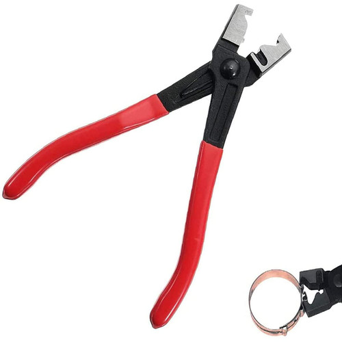 Sinyiol Hose Clamp Plier Auto Repair Tool Clic-R Type Plier for Removal and Installation of Ring-Type or Flat-Band Hose Clamps?Car Water Pipe Locking Pliers (Clic-R Pliers)