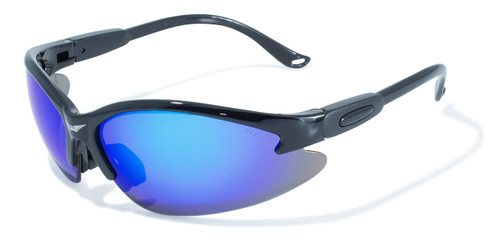 Global Vision Eyewear Cougar Safety Sunglasses with Black Frames