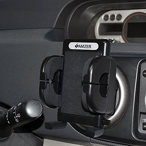 Amzer Amzer Universal Swiveling Air Vent Vehicle Car Mount Holder - Mount - Retail Packaging - Black