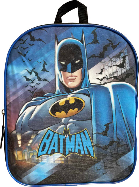 Fast Forward Batman 11" Mini Backpack (Black-Blue)