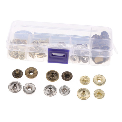 YARNOW 30 Sets Snap Button Suit Tools Snap Buttons Clothing Snaps Snap Button Tool Snap Fastener Snap Button Kit Sewing Snaps Prong Buttons Copper Installation Tool Children's Clothing