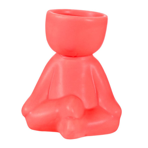 CAXUSD Anthropomorphic Flower Pot Body Flower Vase Flower Arrangement Vase Planter Pots for Indoor Plants Sitting Human Shaped Planter Sculpture Vase Bonsai Head Ceramic Pot Ceramics Face CAXUSD Anthropomorphic Flower Pot Body Flower Vase Flower Arrangement Vase Planter Pots for Indoor Plants Sitting Human Shaped Planter Sculpture Vase Bonsai Head Ceramic Pot Ceramics Face