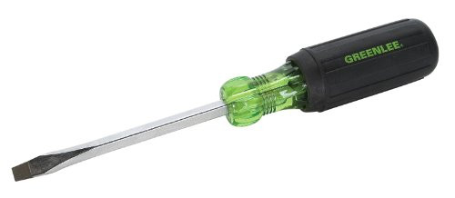 Greenlee 0153-12C Screwdriver, Heavy Duty, Keystone Tip 1/4" x 6"