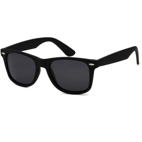 grinderPUNCH Men's Black Classic Horn Rimmed Retro Sunglasses Large (54mm) grinderPUNCH Men's Black Classic Horn Rimmed Retro Sunglasses Large (54mm)