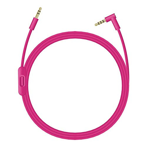 Beats Headphones Cord, 3.5mm Beats Replacement Cord, Replacement Audio Cable aux Cord for Beats by Dre Headphones Solo/Studio/Pro/Detox/Wireless/Mixr Headphones (Pink)