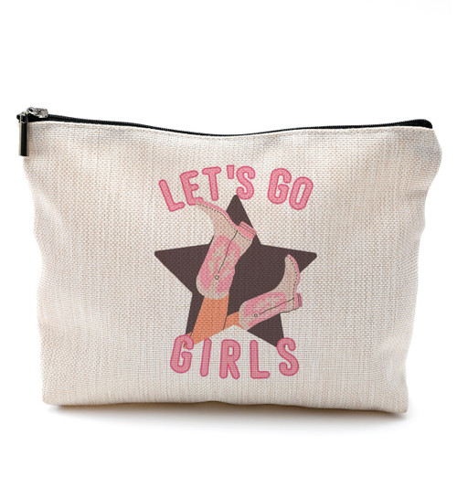 QGFM Western Makeup Bag,Western Gifts for Women,Let'S Go Girls Makeup Bag,Western Stuff for Women,Western Gifts Cosmetic Bags With Zipper,Cowgirl Gifts QGFM Western Makeup Bag,Western Gifts for Women,Let'S Go Girls Makeup Bag,Western Stuff for Women,Western Gifts Cosmetic Bags With Zipper,Cowgirl Gifts