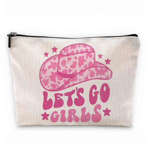 Sufamb Let's Go Girls Hot Pink Preppy Glitter Cowgirl Hats Makeup Bag,Western Country Cowgirl Cosmetic Pouch for Women Girls,Christmas Birthday Gifts for Teen Girls,Cowgirl Gifts for Girls Sufamb Let's Go Girls Hot Pink Preppy Glitter Cowgirl Hats Makeup Bag,Western Country Cowgirl Cosmetic Pouch for Women Girls,Christmas Birthday Gifts for Teen Girls,Cowgirl Gifts for Girls
