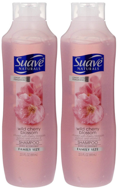 Suave Naturals Gnetle Cleansing Shampoo - Wild Cherry Blossom - 22.5 oz Suave Naturals Gnetle Cleansing Shampoo - Wild Cherry Blossom - 22.5 oz