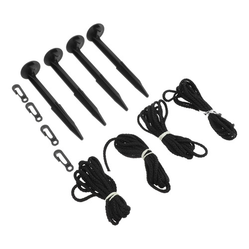 Happyyami 1 Set Ground Nail tienda de para Playa Inflatable Camping Tent Camping Tents tarp Stakes Tent Stakes Tent Anchors Ground Tent Pegs Lawn Nails Picnic Stake Plastic Linoleum