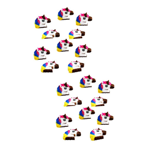 EXCEART 20 Pcs Kids Playsets Erasers Toys Erasers for Kids Pencil Fun Erasers Toys for Children Rubber Eraser Children Toys Draw Eraser Novelty Eraser Decoration Decorate Animal Student