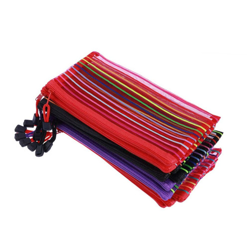 GALPADA 10pcs Zipper Folder File Folder Stationery Organizer File Bag Manager File Holder Test Bag A4 File Organizer