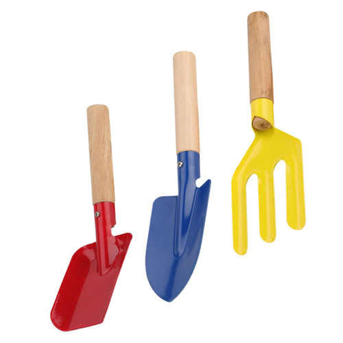 Toyvian 3pcs Hand Tools Garden Trowel Garden Spade Cultivator Trowel Soil Digging Shovel Small Gardening Hand Shovel Gardening Metal Shovel Planting Tool Garden Shovel Manual to Dig Wooden