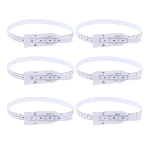 VILLCASE Body Tape Tape Measure Head Circumference Tape Measure, Plastic Reusable Head Measuring Tape for, Pediatrics, 6pcs Number Stickers Washi Tape Set