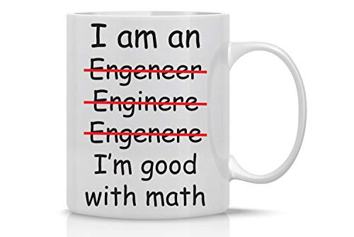 I'm Good With Math Mug - Funny Mug - 11OZ Coffee Engineer Mug - Mugs For men Coffee Mug - Perfect Gift for Fathers Day - By AW Fashions