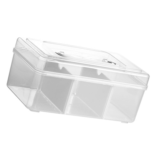 Gatuida 1pc Box Box Storage Box First Aid Kit Container First Aid Clear Container First Aid Container Bin Emergency Medicine Kit Handle Medicine Organizer Plastic Convenience Box