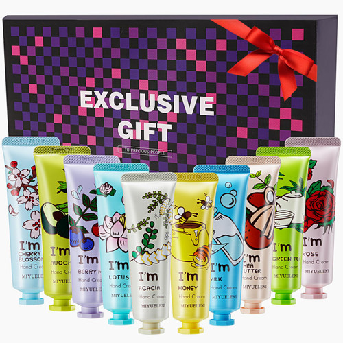 Plzrme 20 Pack Hand Cream Gift Set,Mini Hand Lotion Travel Size in Bulk,Hand Lotion for Dry Hands,Moisturizing Hand Care Cream with Shea Butter,Hand Lotion Gift Set for Women Mother's Day