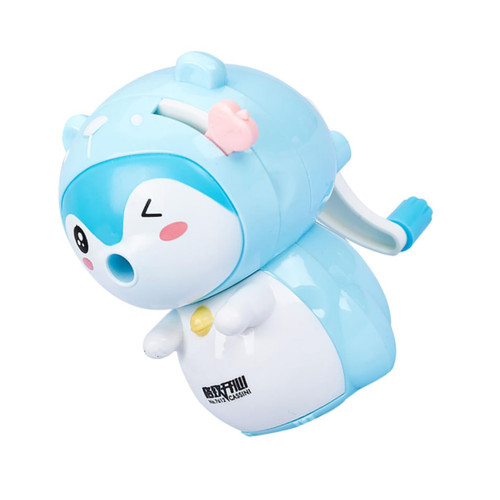 TEHAUX 1pc Pencil Sharpener Hand Crank Sharpener Single Holes Sharpener Plastic Cartoon Sharpener Fun Study Stationery Pencil Tool Manual Gift Student Use Plastic and Metal