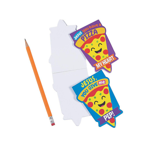 Fun Express Jesus Has a Pizza My Heart Notepads - Set of 24 - Great Sunday School Supplies and VBS Fun Express Jesus Has a Pizza My Heart Notepads - Set of 24 - Great Sunday School Supplies and VBS