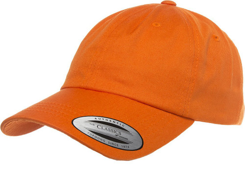 Flexfit/Yupoong 6245CM Low Profile Cotton Twill (Dad Cap) (Orange)