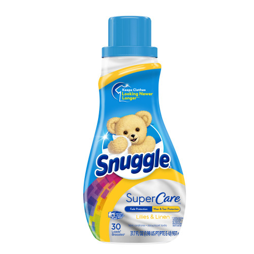 Snuggle SuperCare Liquid Fabric Softener, Lilies and Linen, 31.7 Ounce, 30 Loads
