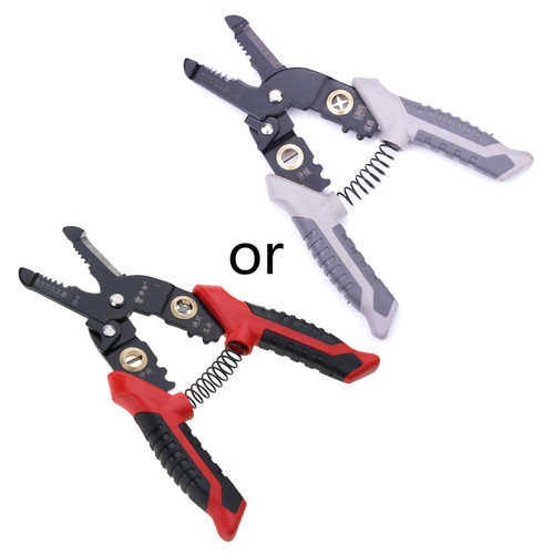atcdfuw Wire Stripper,Electrician Crimping Pliers Tools Professional Multifunction Cable Winding Pincer Wire Cutter Multi-tools Cable Stripper