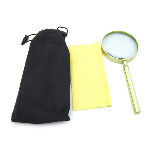 Guaber Magnifying Glass,Large Magnifying Glass 30X Handheld Reading Magnifier for Seniors & Kid,65mm 2.5'' Real Glass Magnifying Lens